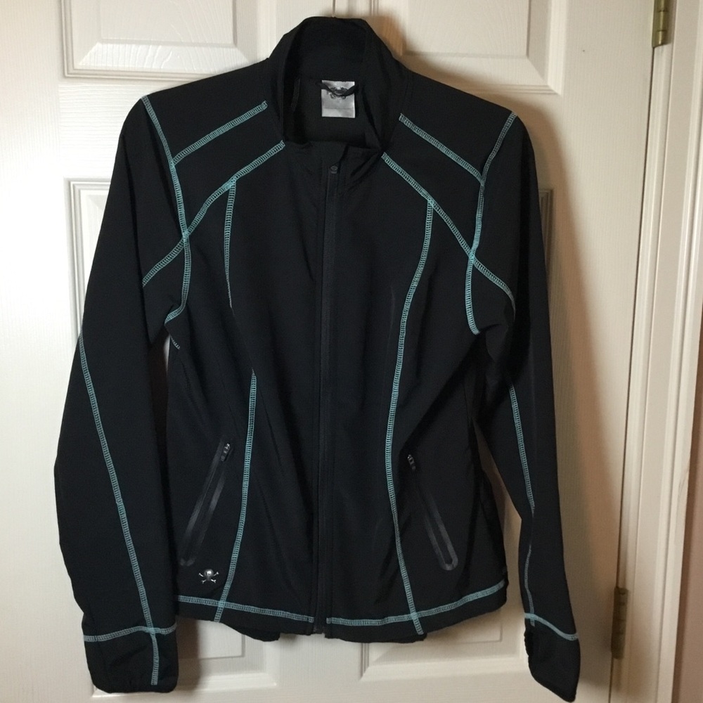Harley Davidson Black Nightfall Peplum Jacket - M